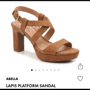 BNIB Abella True Comfort Cognac S: 10 Sandal Pumps
